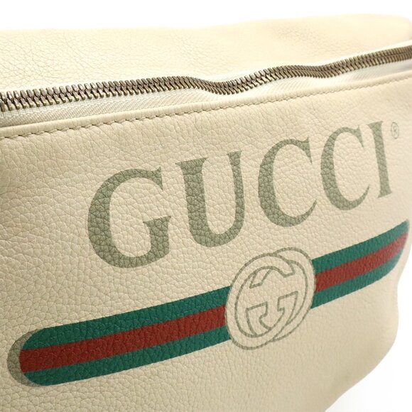 GUCCI Red Leather Fanny Pack - Picture 9 of 9